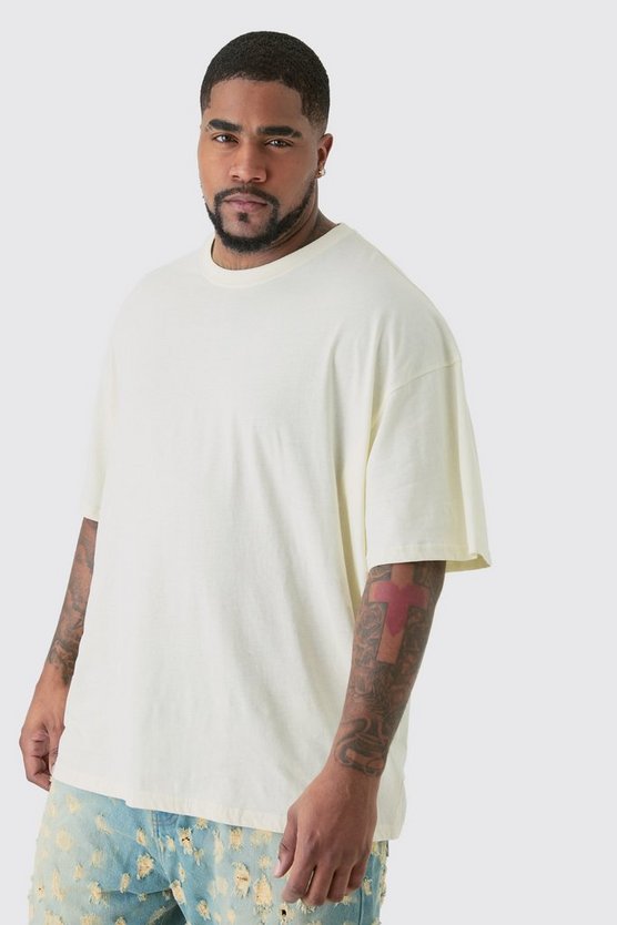 Plus T-Shirt mit Worldwide-Print