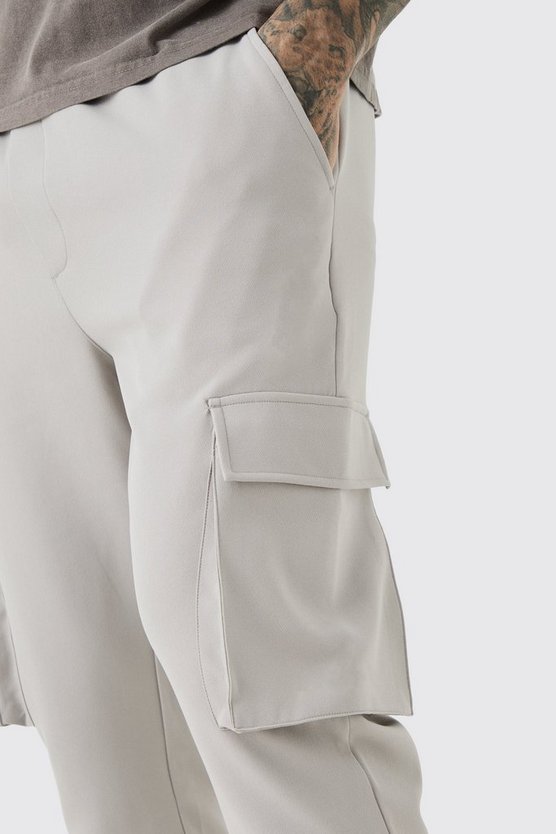 Tall elastische leichte Skinny Cargohose