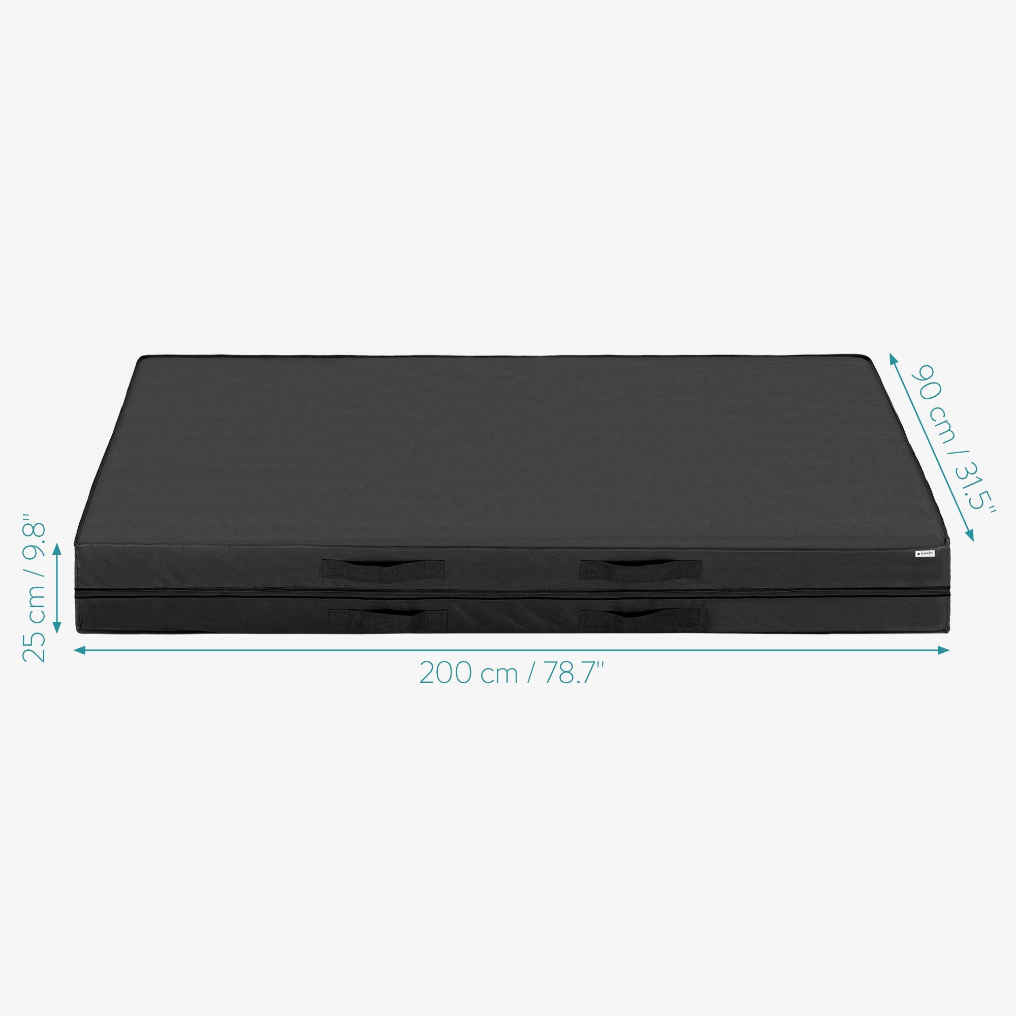 Matratzenschutzbezug Matratzenhülle 90x200x25cm - Schutz vor Staub und Schimmel Navaris