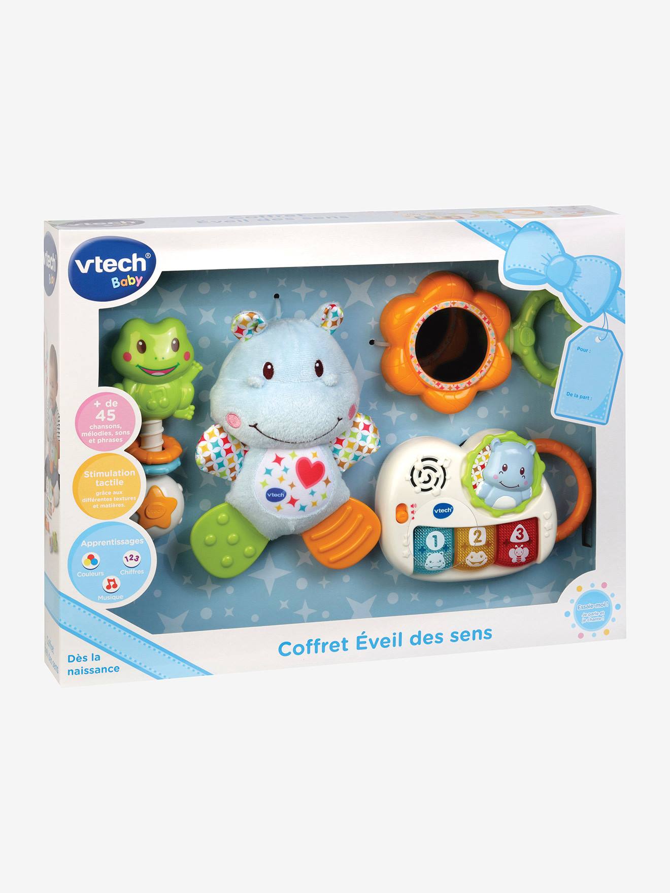 Coffret naissance Eveil des sens VTECH bleu