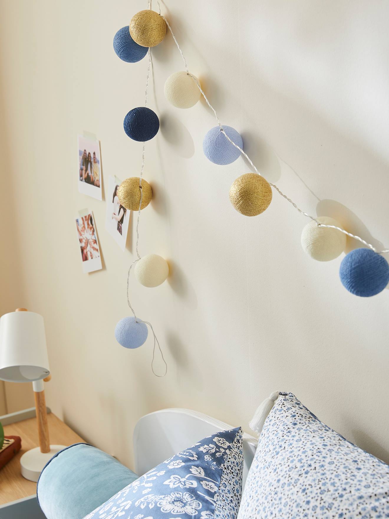 Guirlande boules lumineuse multicolore