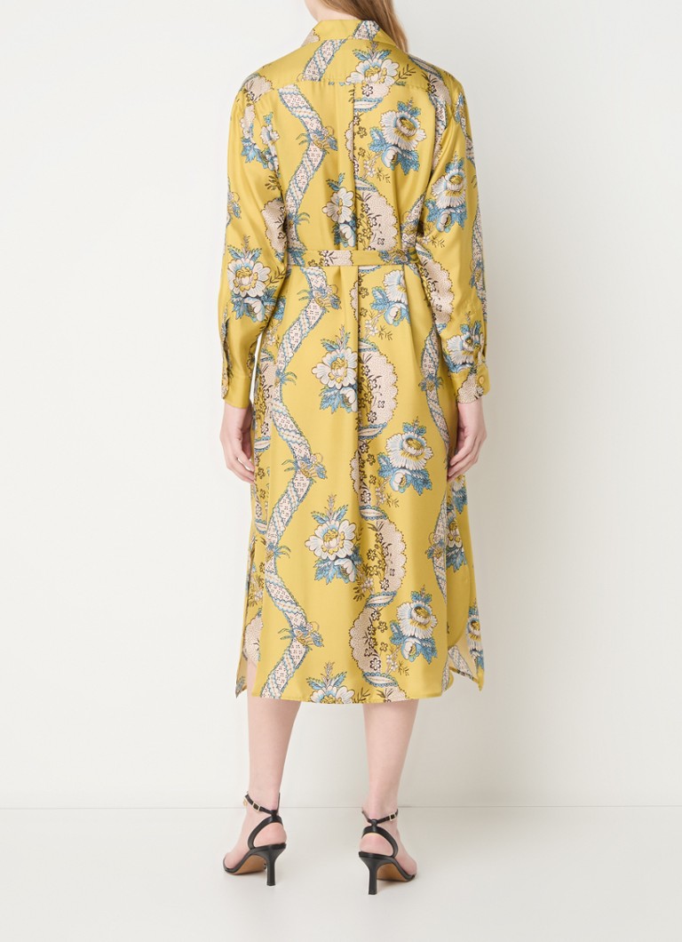 Μεταξωτό μίντι φόρεμα με φλοράλ τύπωμα από MaxMara Gaia