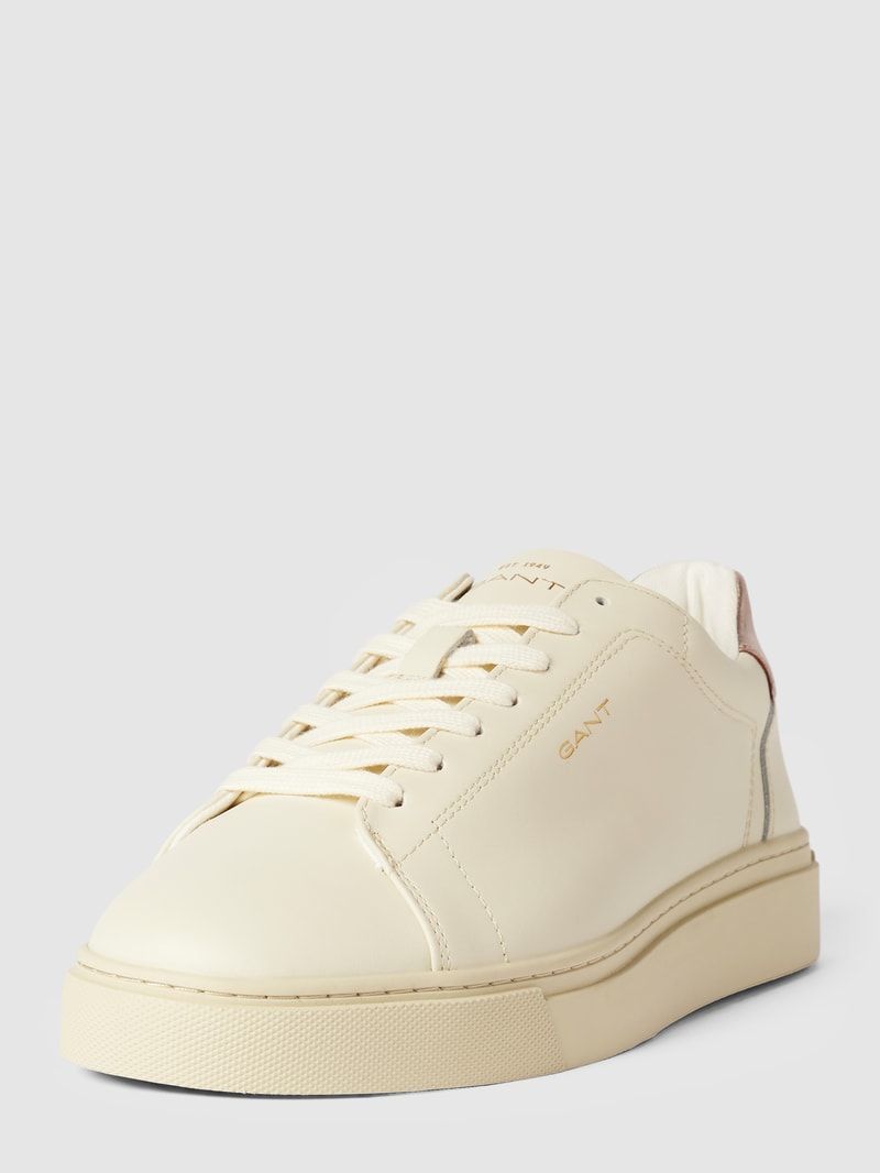 Sneaker mit Label-Detail Modell 'Julice' in beige