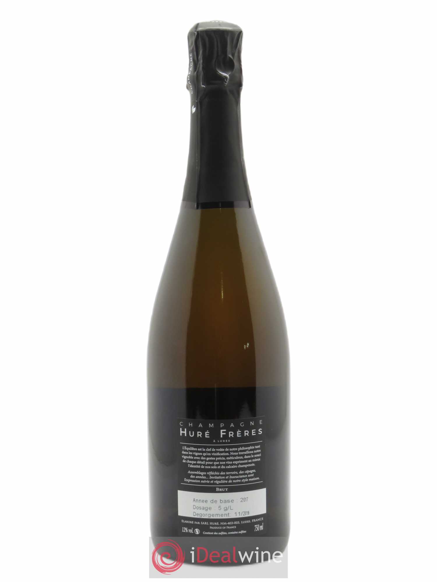 Brut Insouciance Huré Frères   - Lot de 1 Bouteille