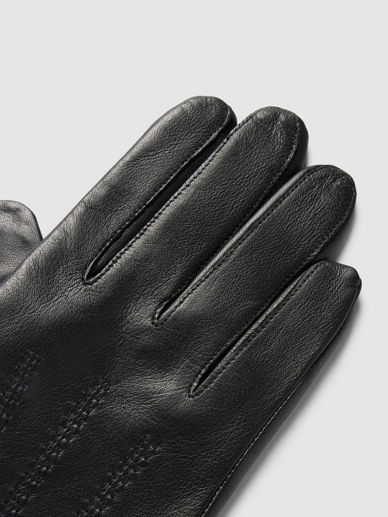 Handschuhe aus Lammleder Modell 'Hainz' in schwarz