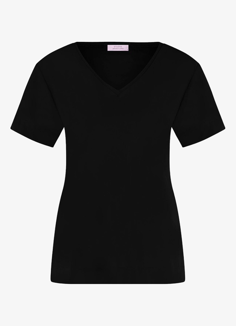 Studio Anneloes Roller T-shirt with V-neck