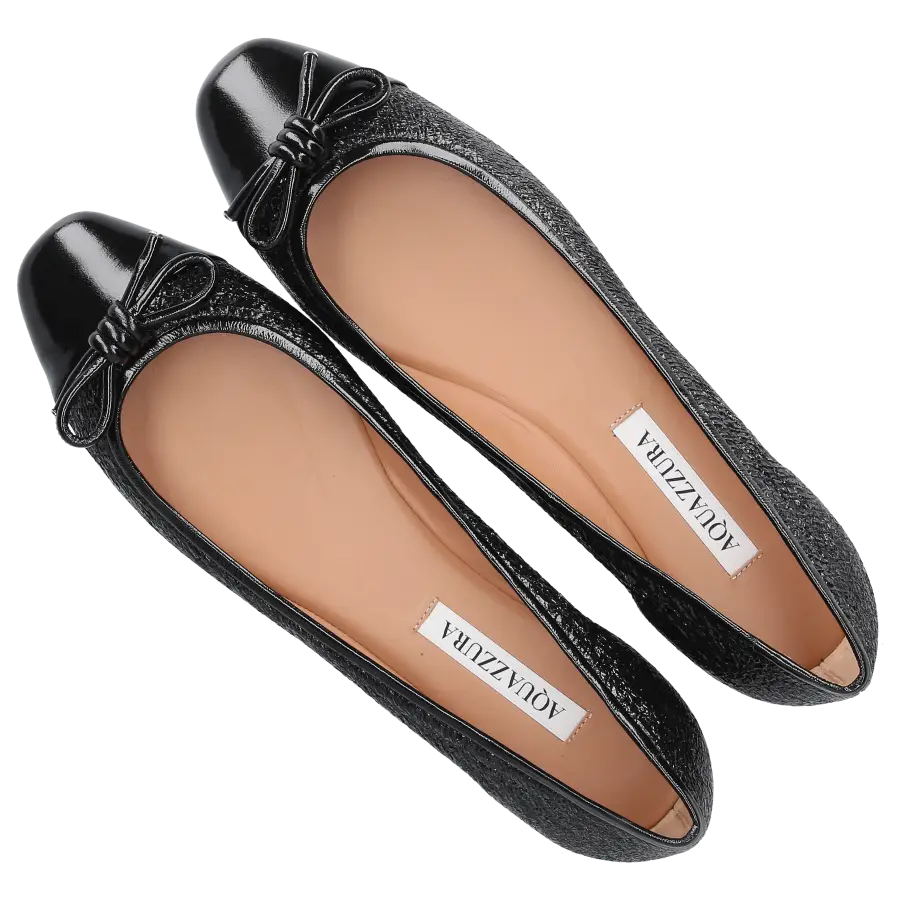 Aquazzura - Ballerinas PARISINA Nappaleder - schwarz