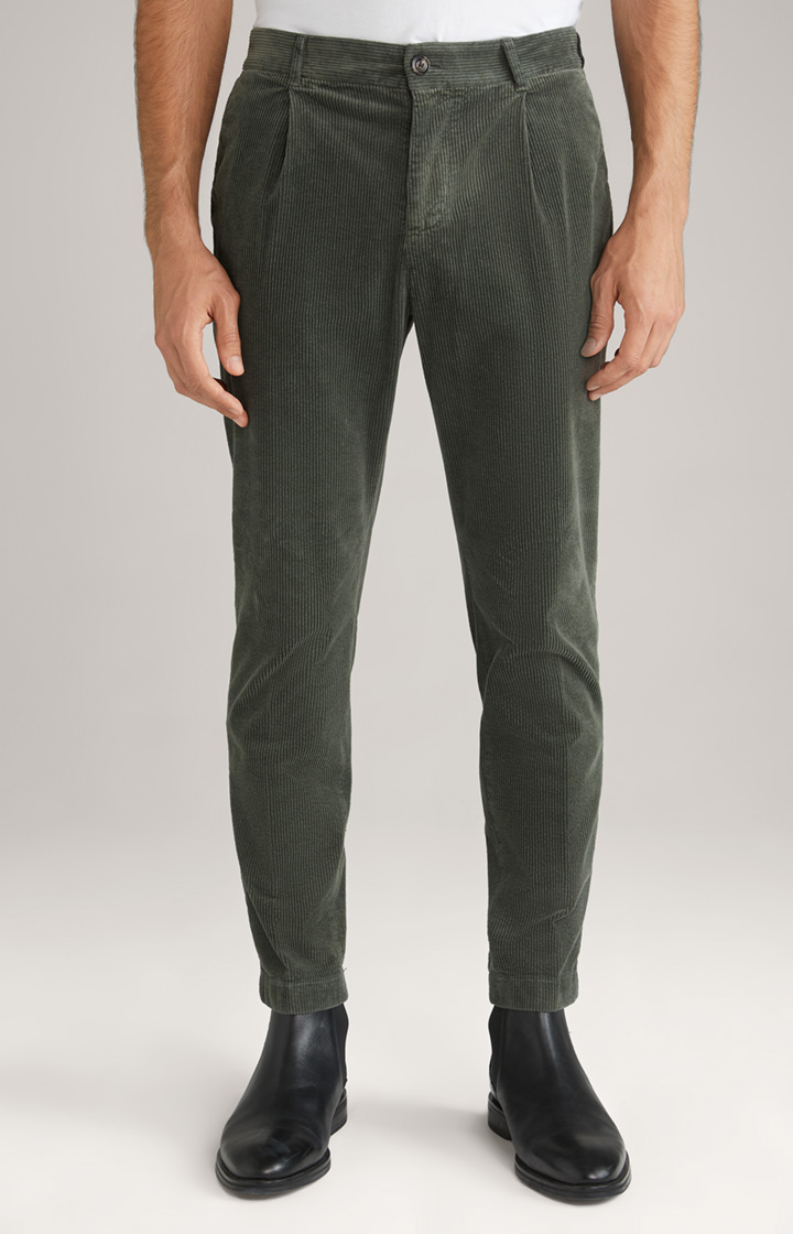 Cordhose Lester in Dunkelgrün