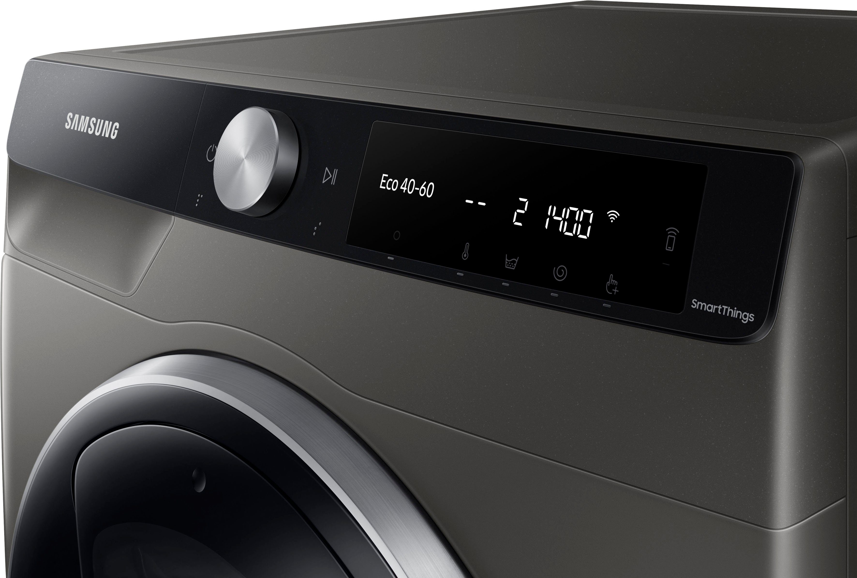 Samsung Waschmaschine WW6500T INOX WW80T654ALX, 8 kg, 1400 U/min, AddWash™