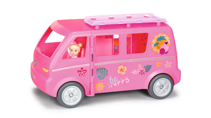 BABY born Minis - Campervan, Wohnmobil, aufklappbarer Wohnwagen für BABY born Minis Puppen