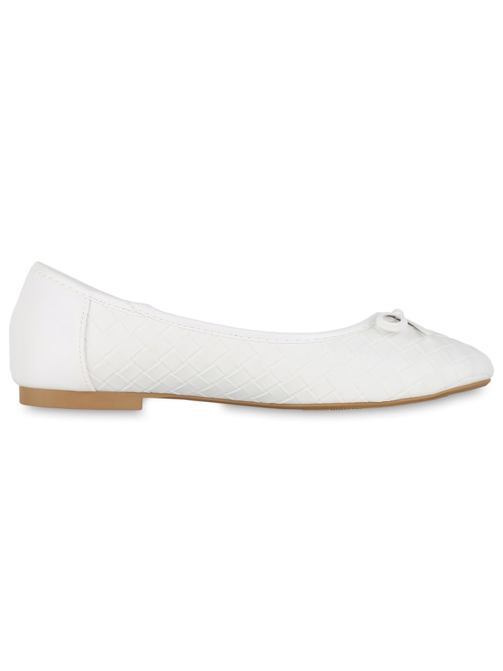 VAN HILL Klassische Ballerinas Anna in Weiss günstig kaufen