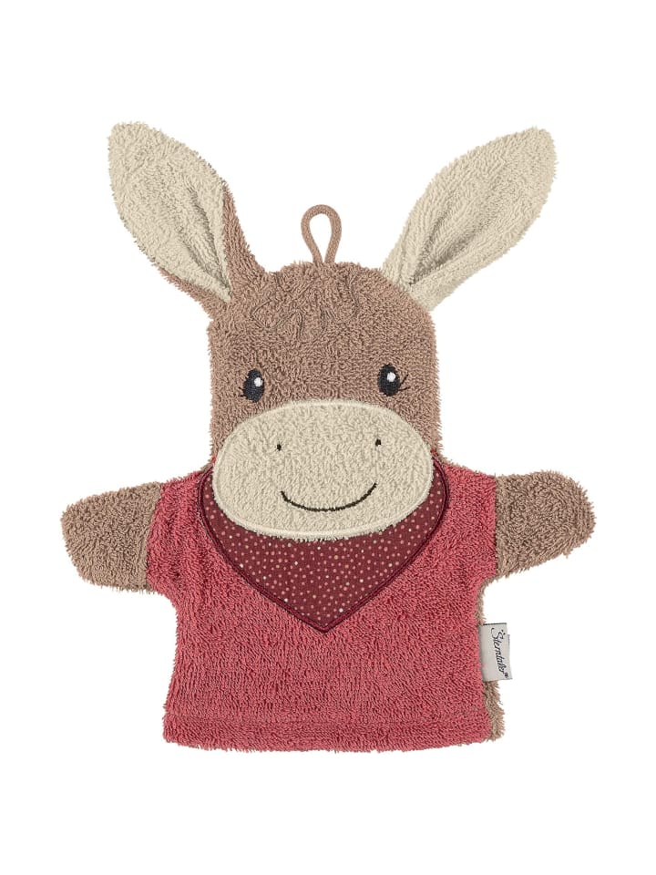 Sterntaler Waschhandschuh ESEL Emmily in hellrot günstig kaufen onesize
