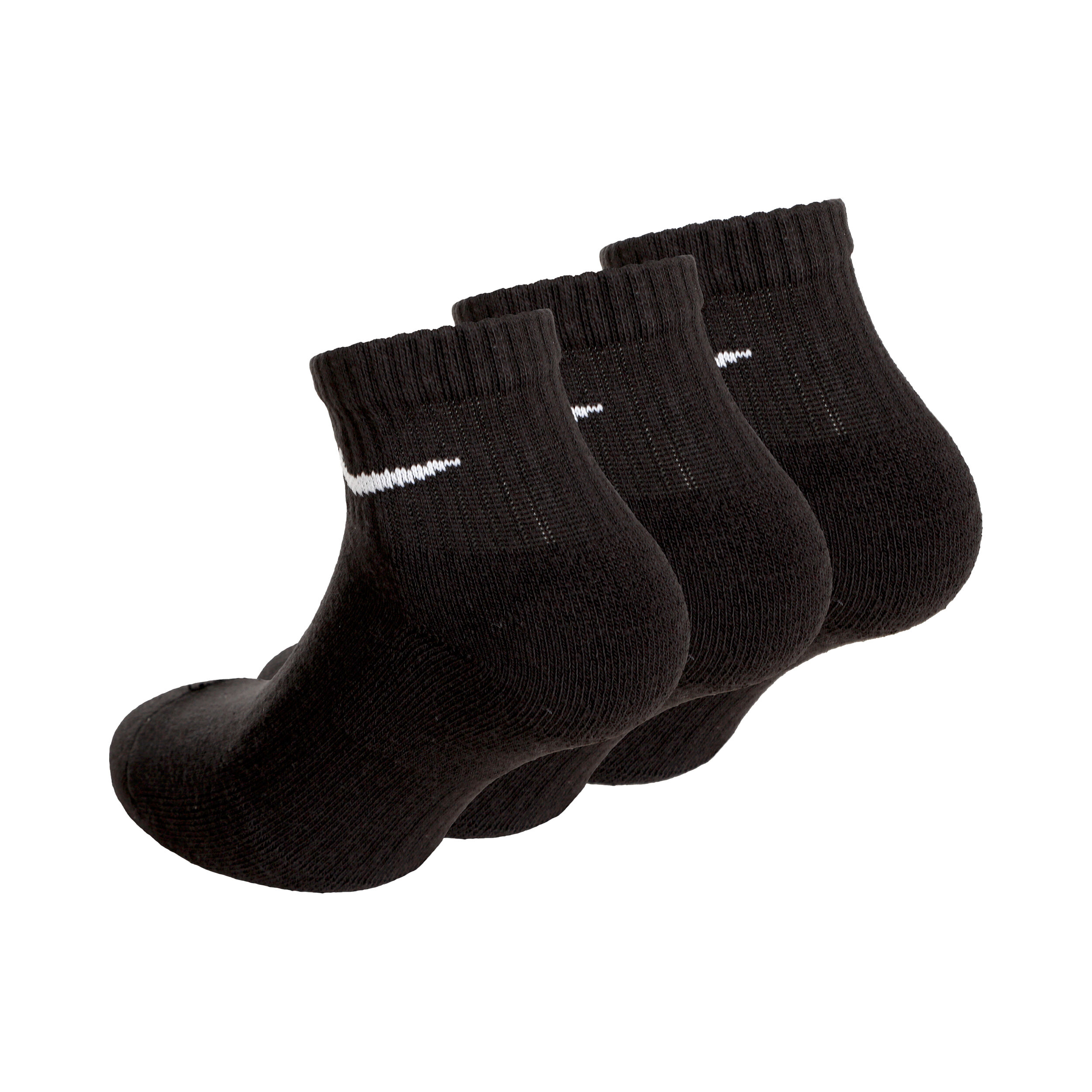 Everyday Cush Ankle Sportsocken 3er Pack - Schwarz, Weiß