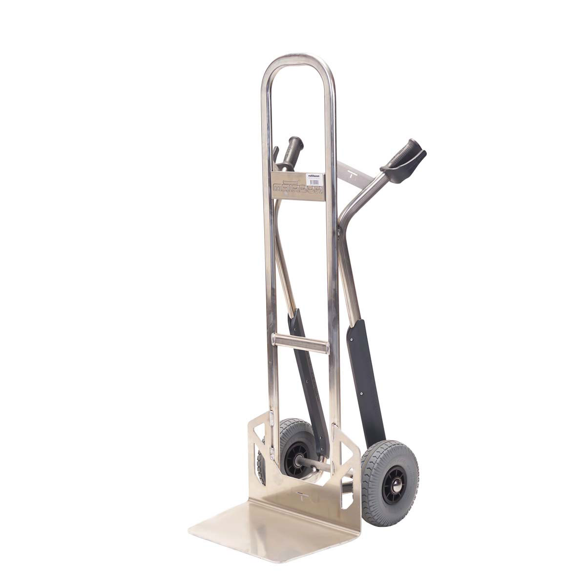 Carrinho de mão Matador 18860 em alumínio com placa frontal fixa, capacidade de 350 kg - 10,8 kg
