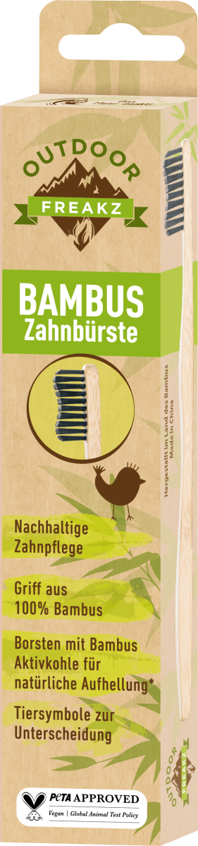 Zahnbürste Bambus mittel, 1 St