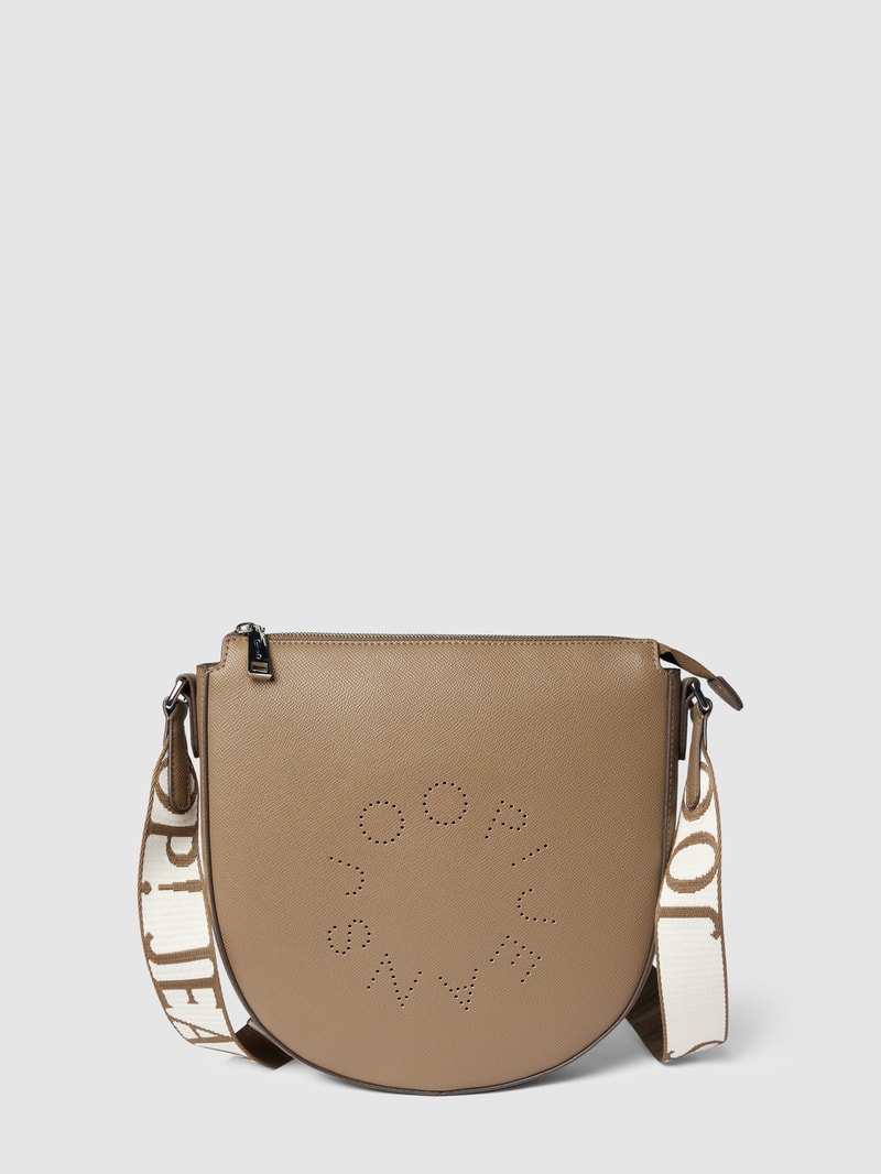Crossbody Bag mit Reißverschluss Modell 'stella' in taupe