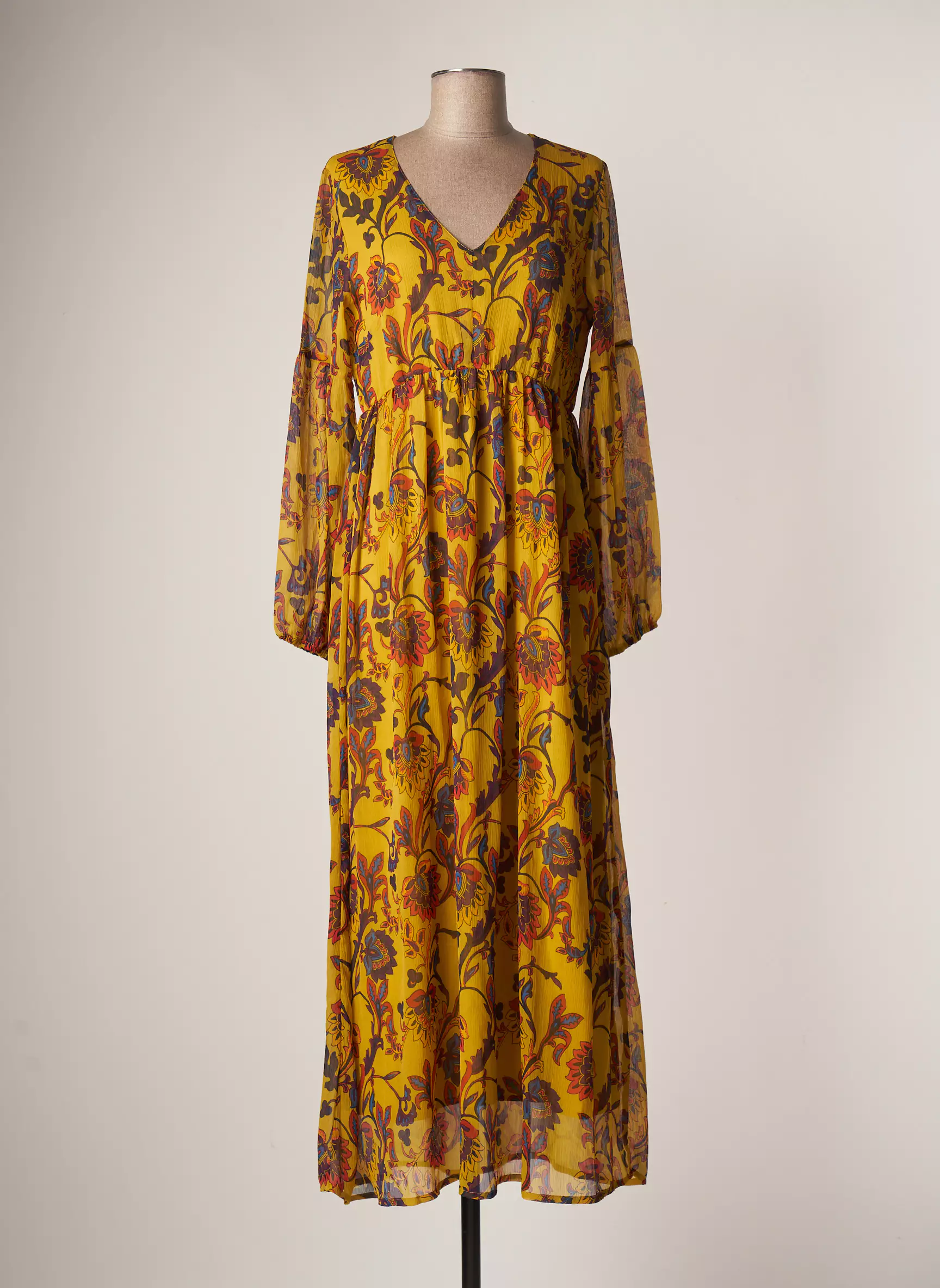 La Fiancee Robes Longues Femme couleur jaune
