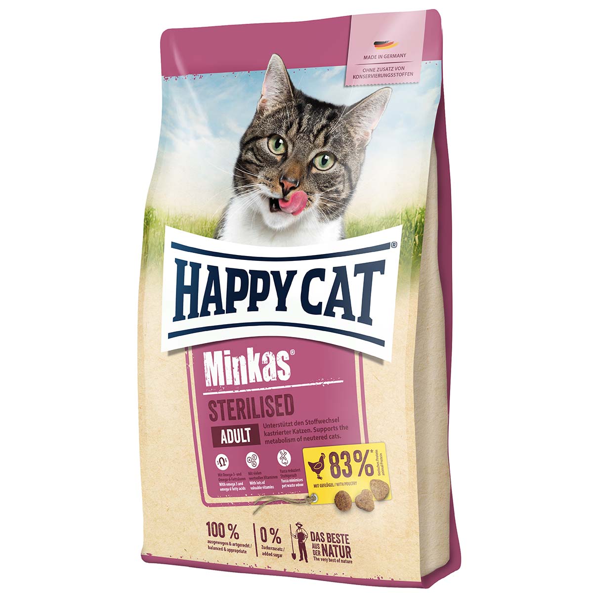 Happy Cat Minkas Sterilised Geflügel günstig kaufen