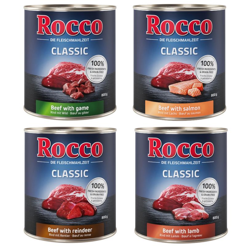 Rocco Classic 24 x 800g - Nassfutter im Sparpaket