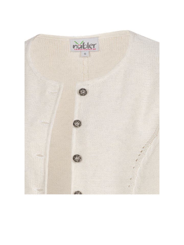 Nübler Strickjacke Amira in Altweiß günstig kaufen