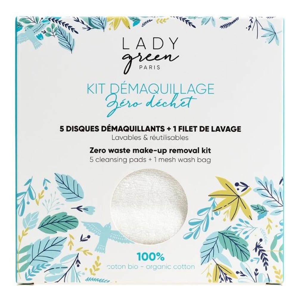 LADY green Zero Waste Make-up Removal Kit