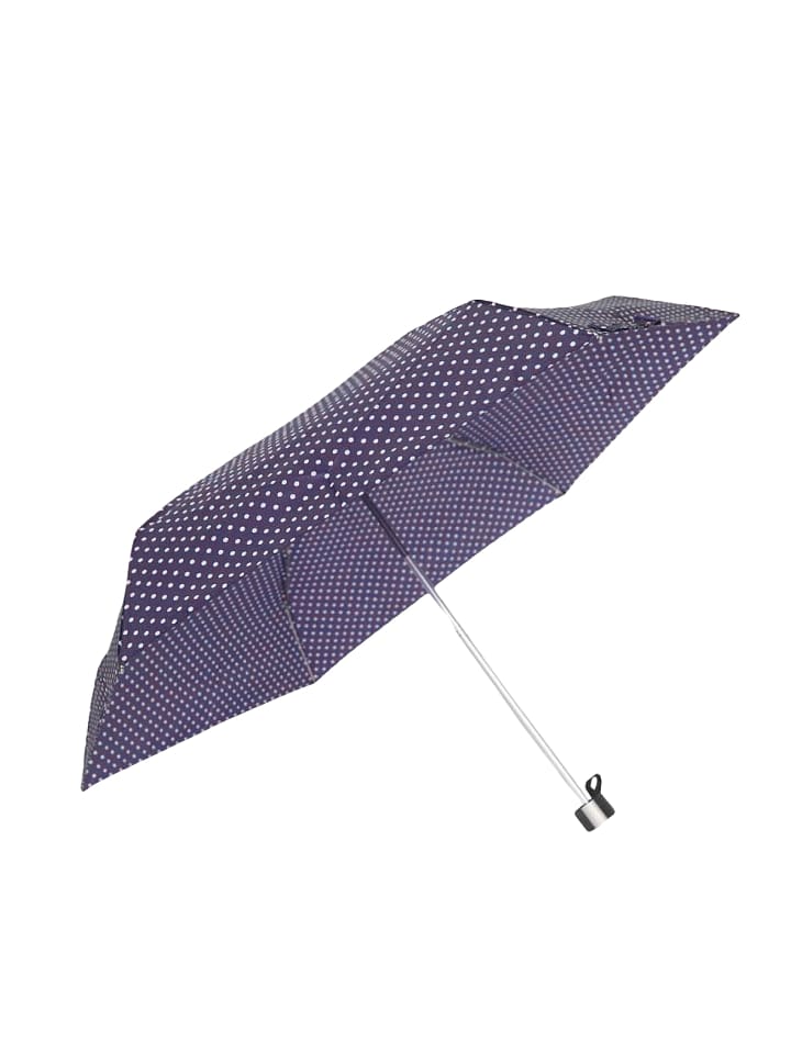 ANELY Kleiner Taschen Regenschirm Mini Ausführung Gepunktet in Violett günstig kaufen onesize