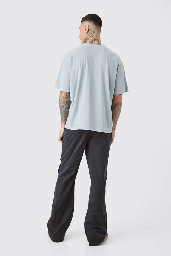 Tall lockere Cargo-Schlaghose