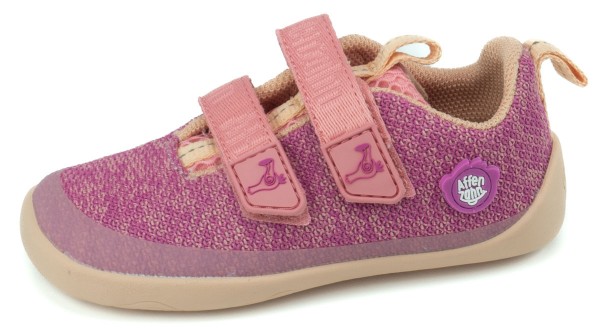 Affenzahn ~ Happy Knit vegan LowCut Sneaker ~ Flamingo
