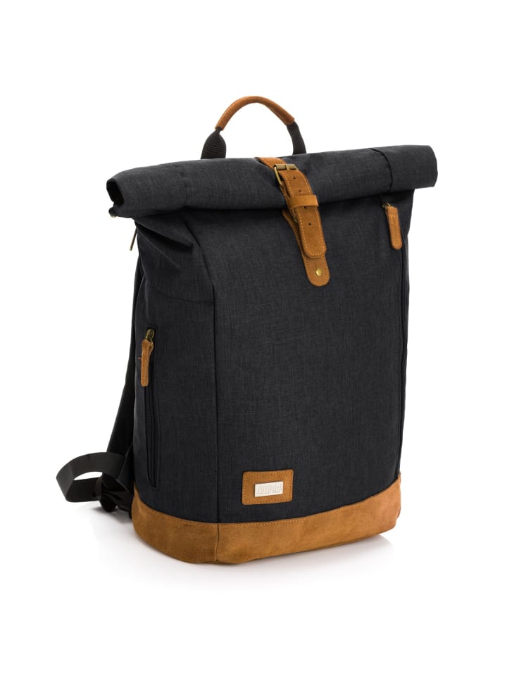 fillikid Wickelrucksack Berlin in Schwarz Melange günstig kaufen onesize