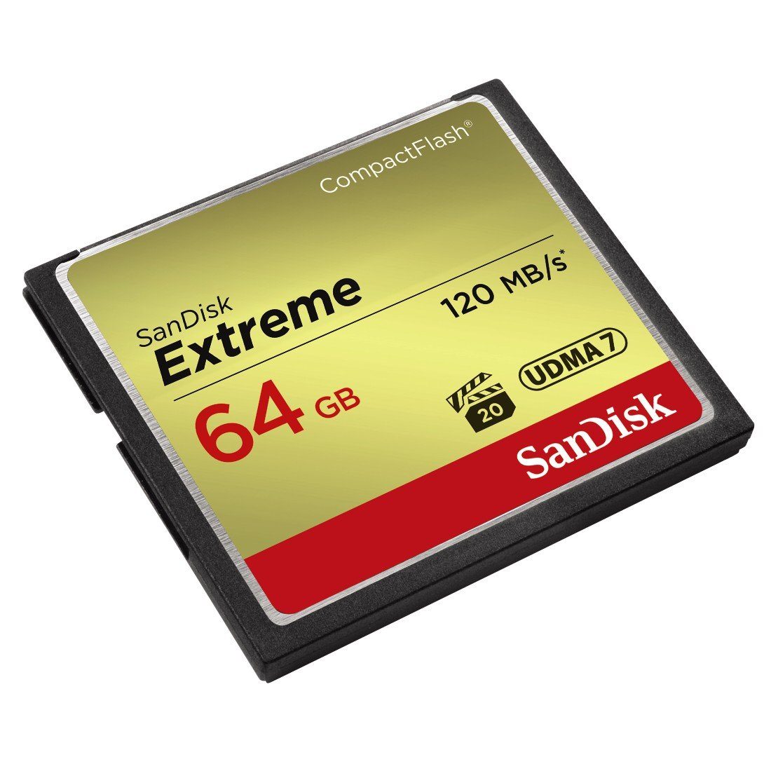 Sandisk CF Extreme Speicherkarte (64 GB, 120 MB/s Lesegeschwindigkeit)