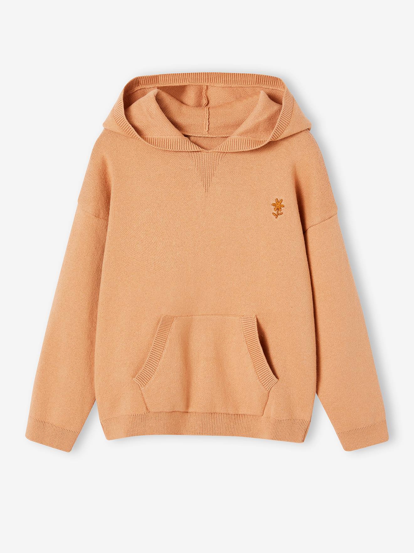 Vertbaudet Mädchen Kapuzenpullover Oeko-Tex - camel