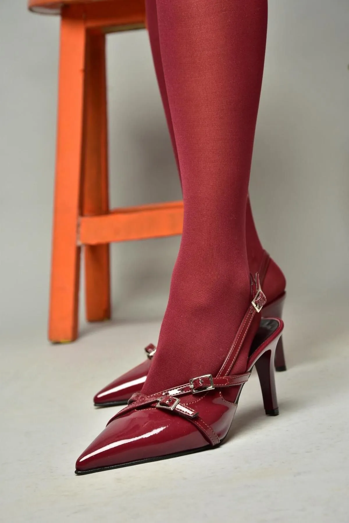 Fox Shoes  High Heels - Bordeaux - Pfennigabsatz/Stiletto