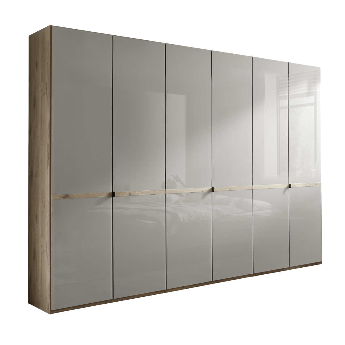 Drehtürenschrank Madison Eiche