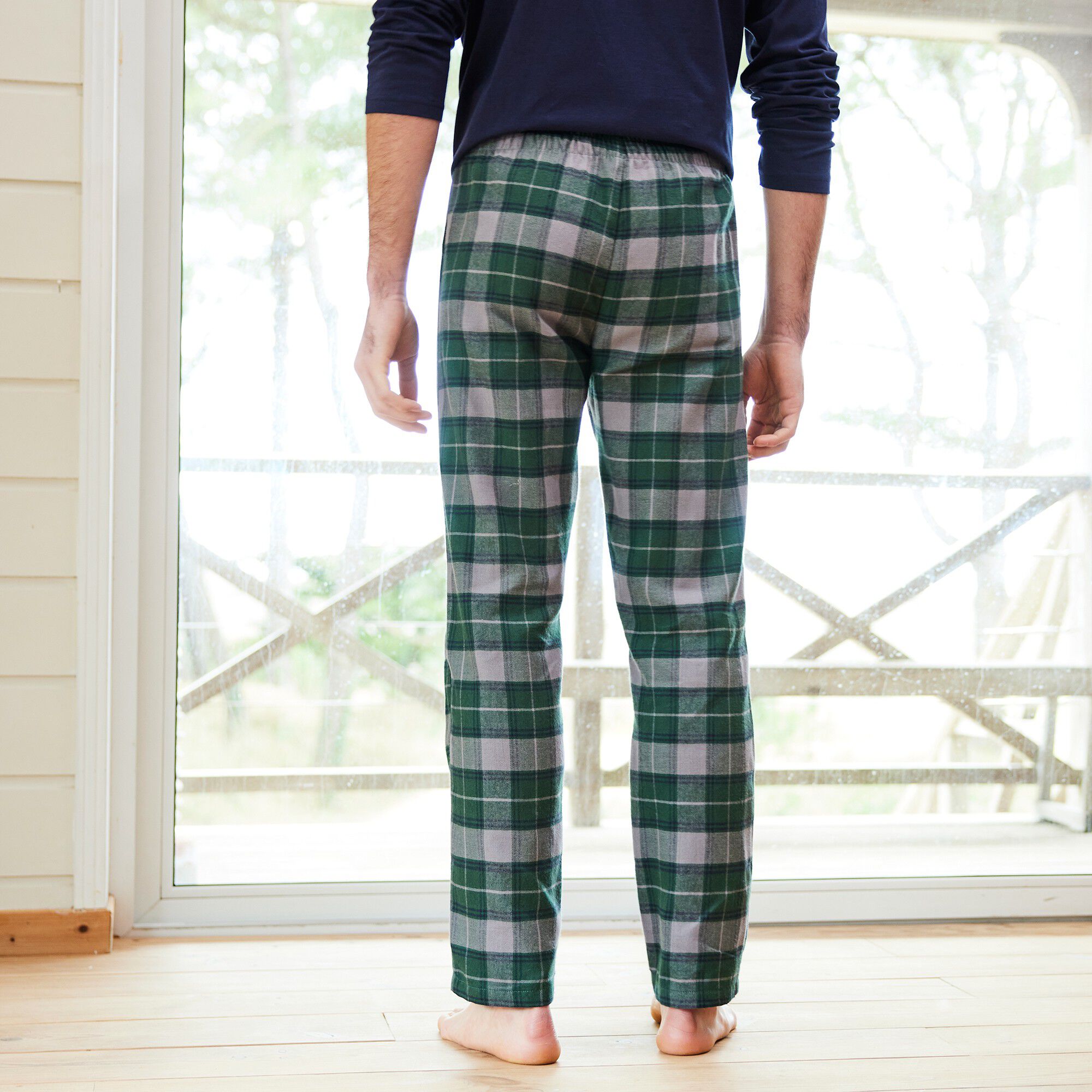 Pantalon pyjama flanelle carreaux
