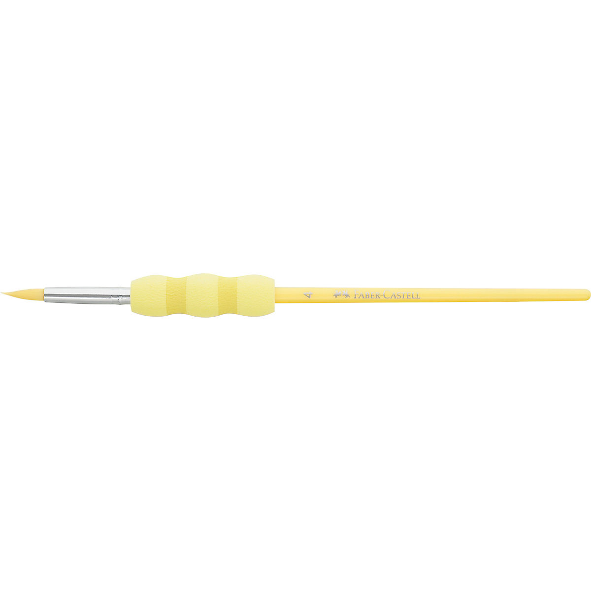 Schulmalpinsel Pastell mit Softgriff, 4 Stärken