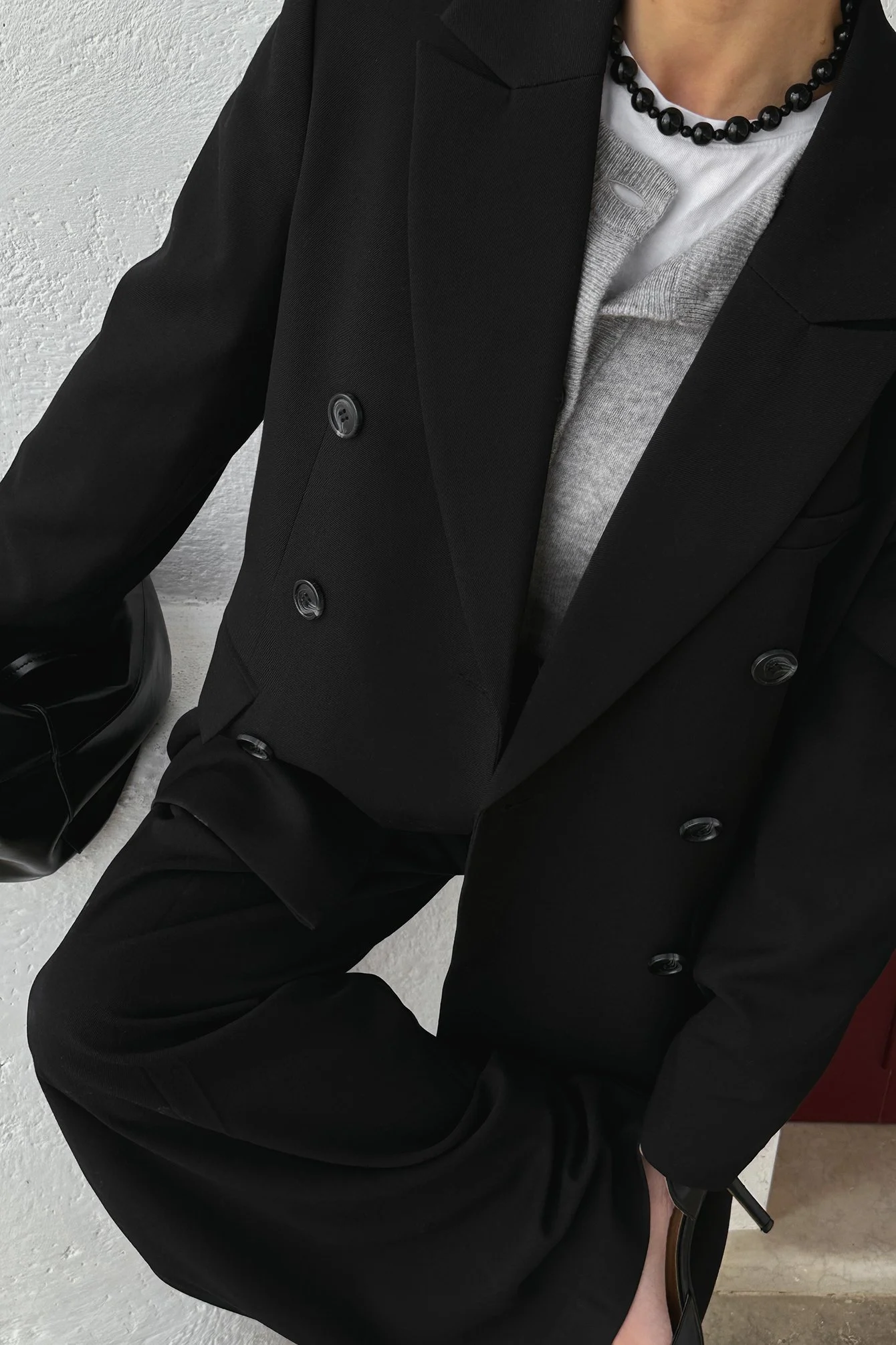 Zweireihige Blazer-Jacke
