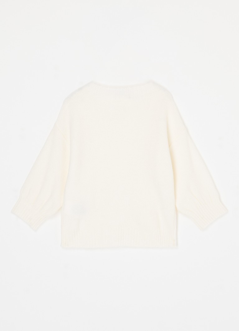 Sisley Young Cable-knit sweater in wool blend