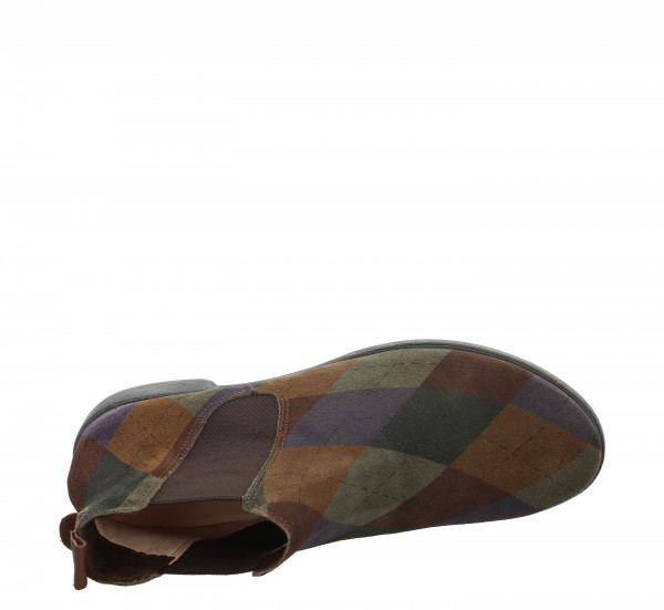AGRAT Chelsea Boots - Olive/Kombi