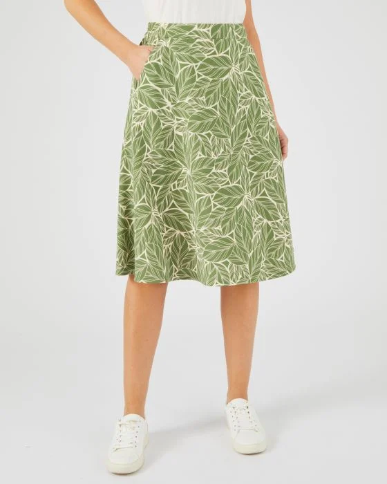 Jupe maille crêpe stretch
