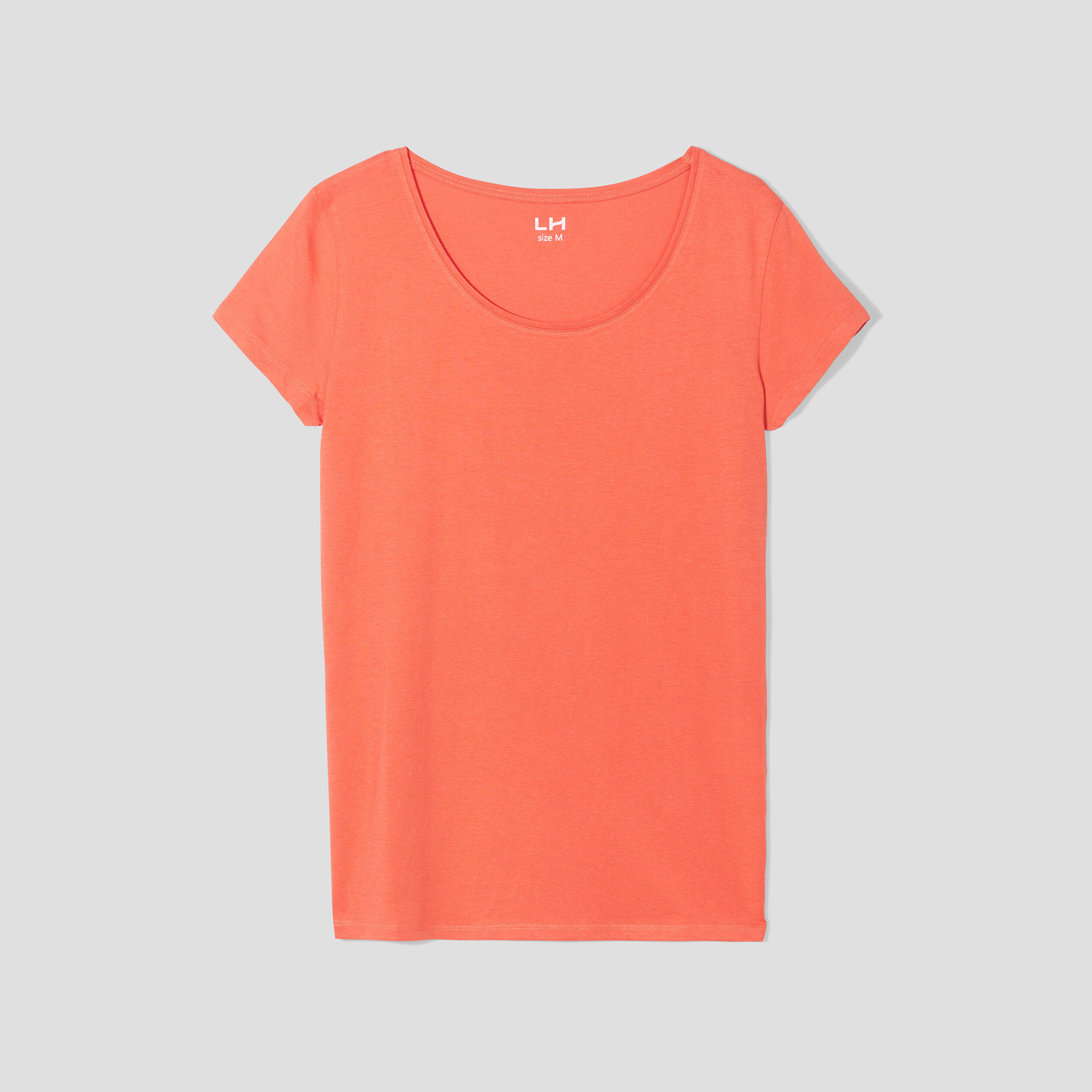 T-shirt manches courtes orange foncé femme | La Halle