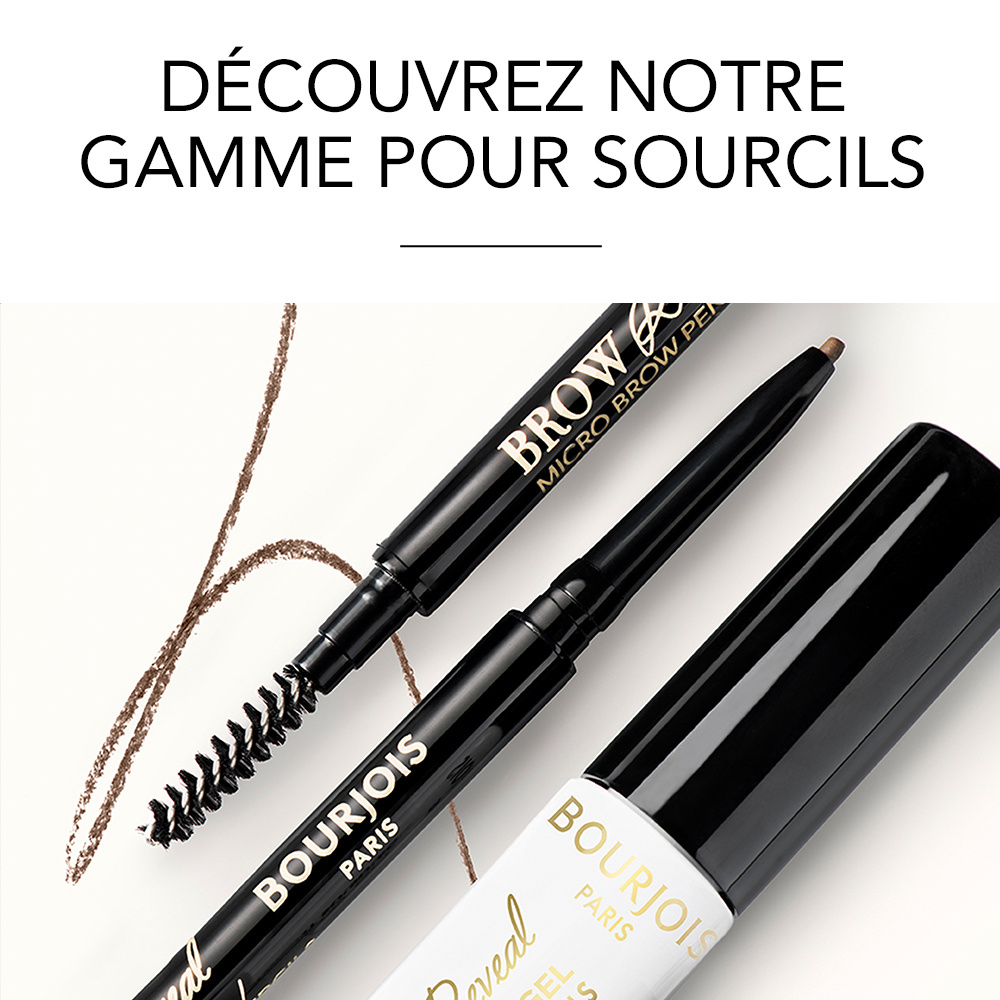 Bourjois Crayon sourcils - Brow Reveal  Micro Brow Pencil - 3 Brun Foncé Sourcils