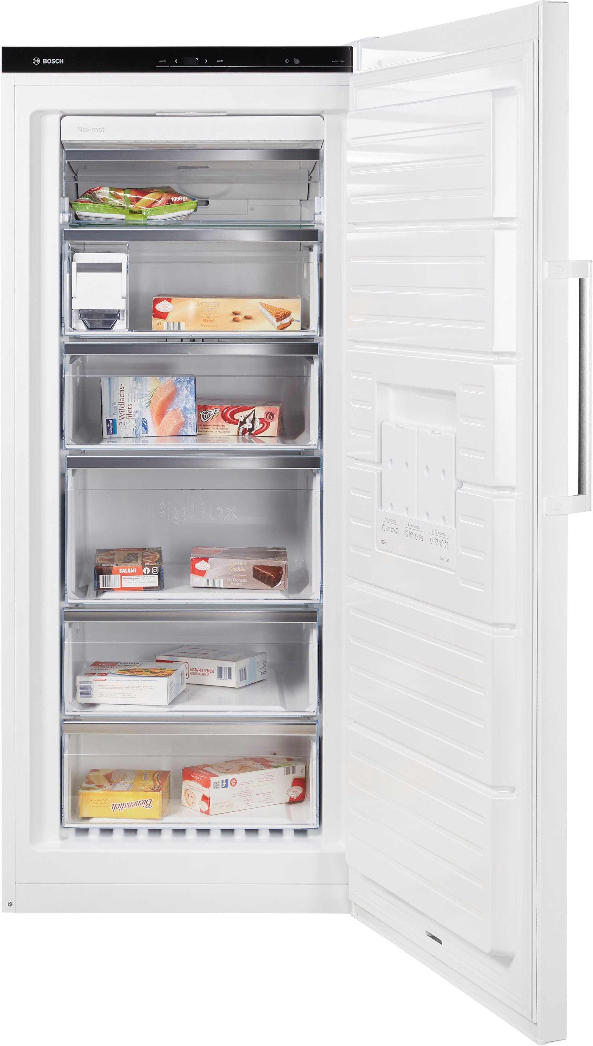 BOSCH Gefrierschrank GSN51AWCV, 161 cm hoch, 70 cm breit
