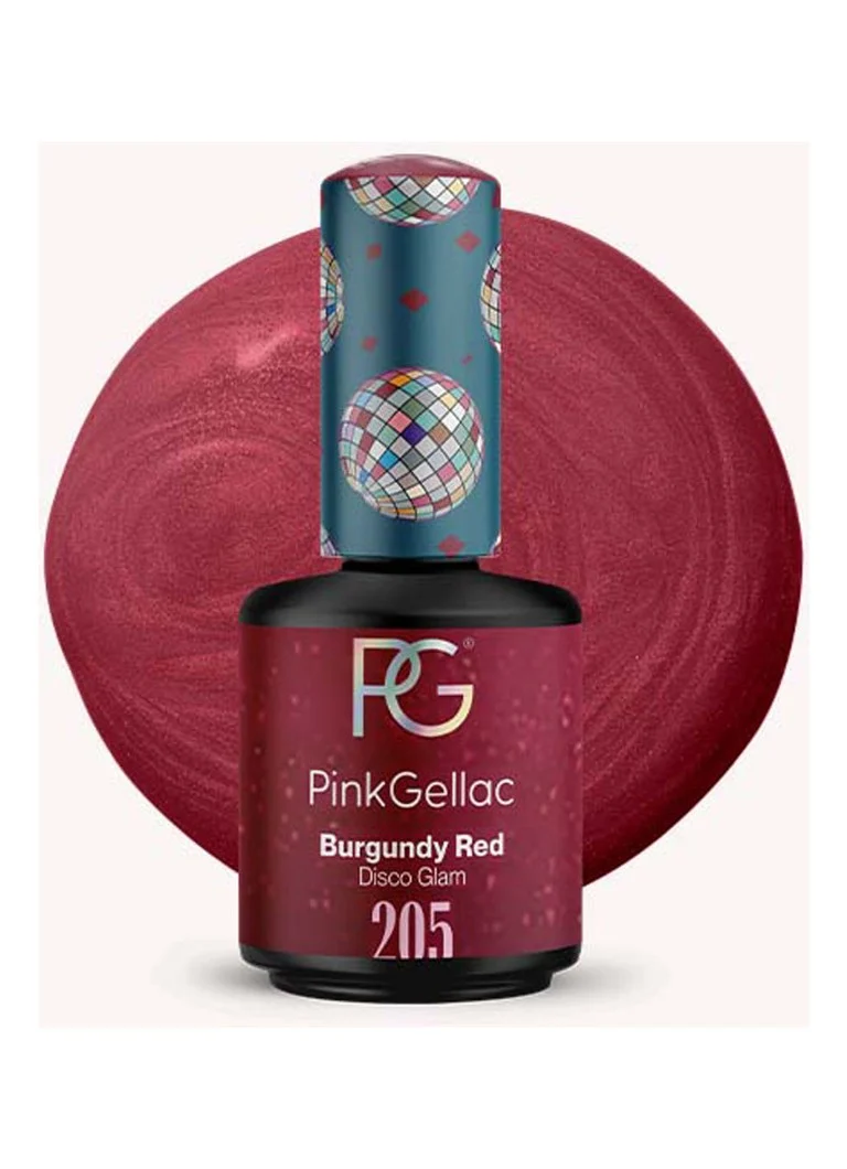 Różowy Gellac 205 Rojo Borgoña - emalia żelowa
