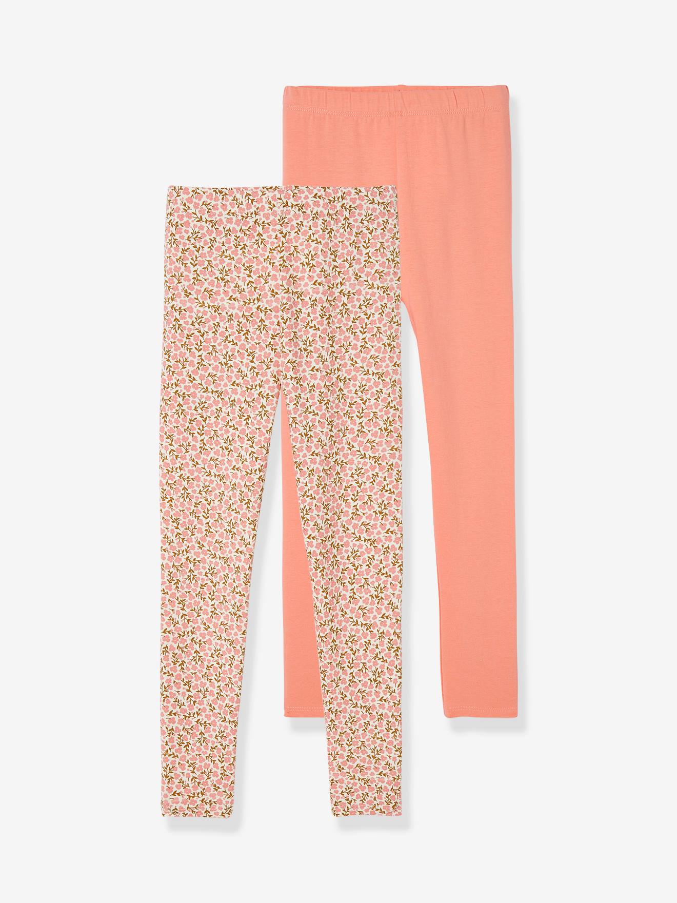 Lot de 2 leggings Basics fille noisette