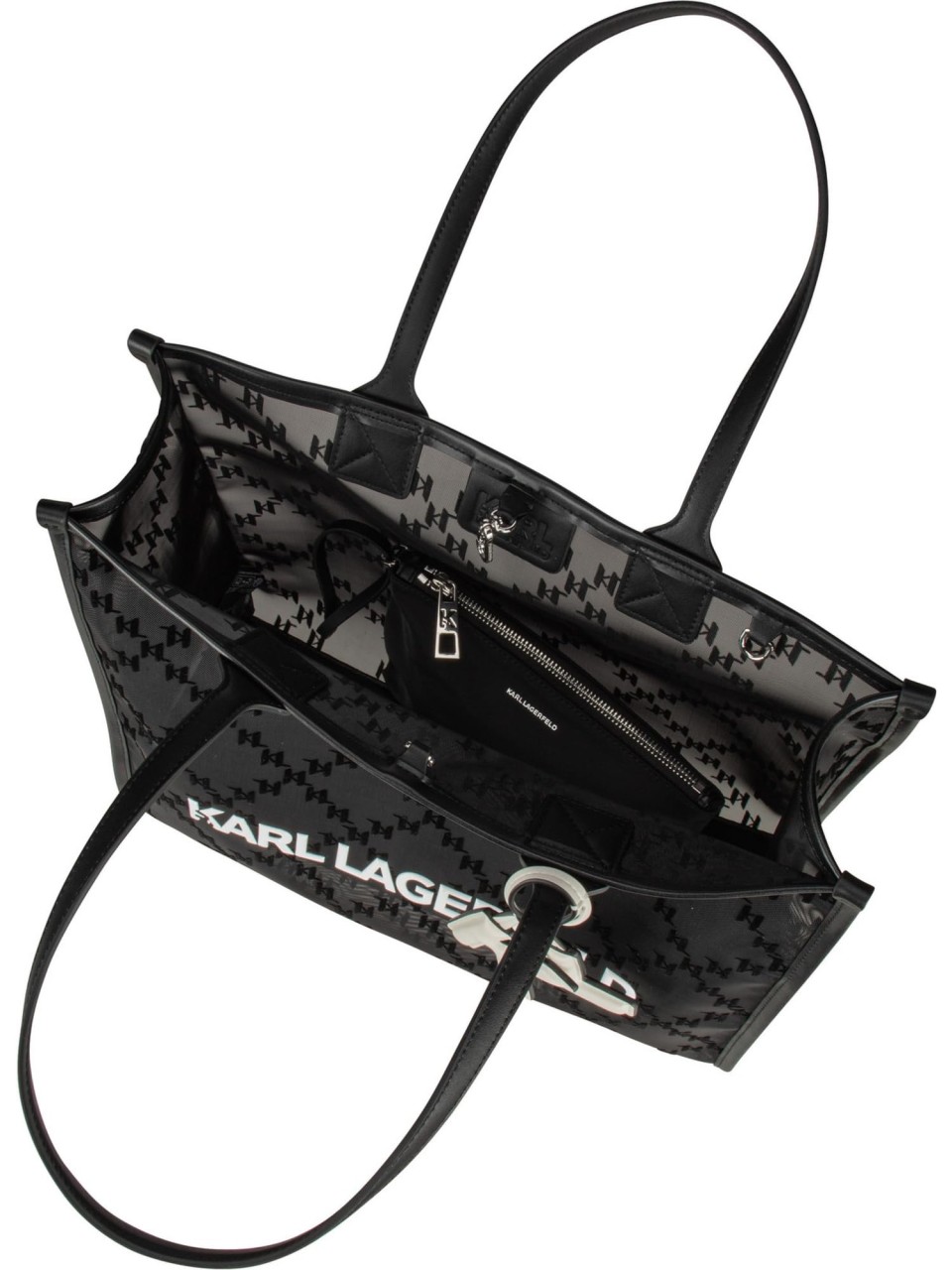 LAGERFELD Handtaschen schwarz Tote