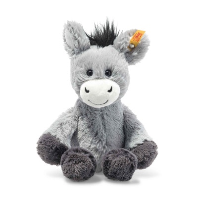 Dinkie Esel, 20 cm, hellgrau
