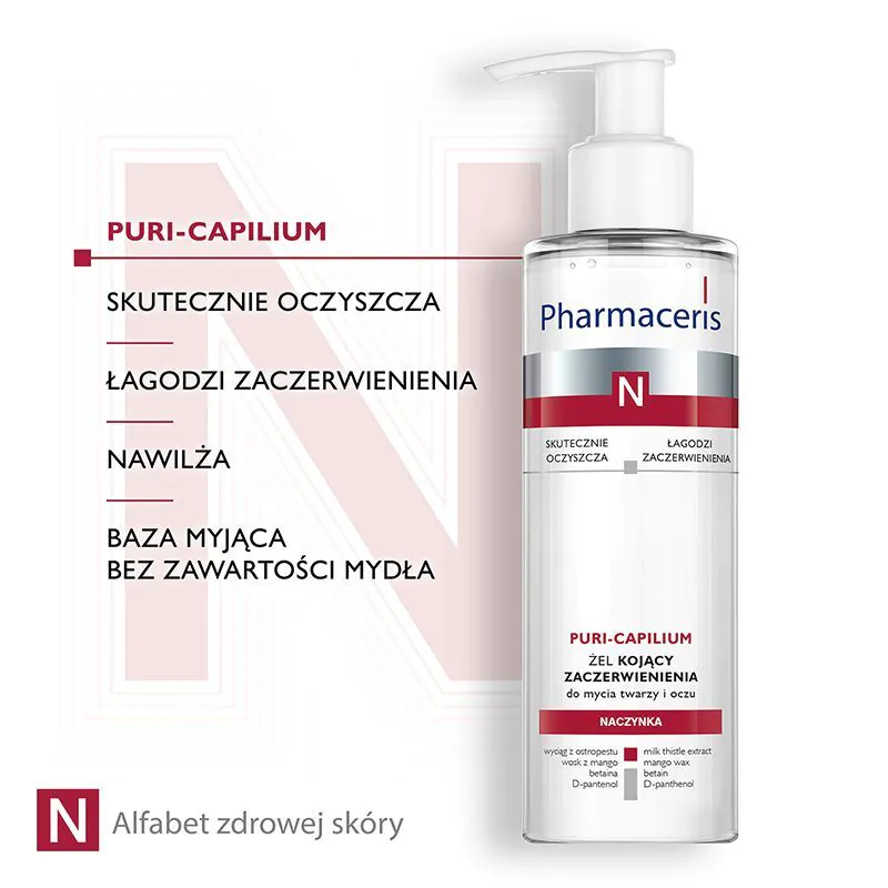 Pharmaceris N Puri-Capilium Gel mod rødme