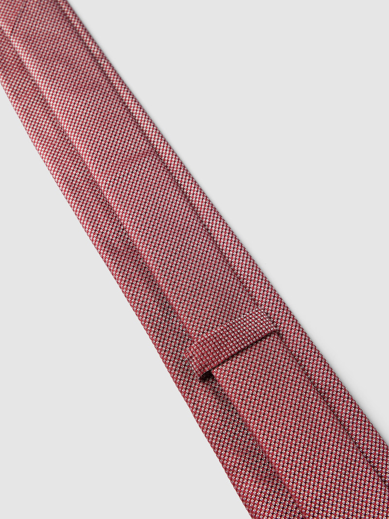 Krawatte mit Allover-Muster Modell 'Tie' in rot