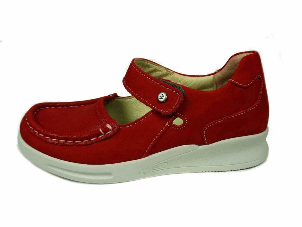 WOLKY Komfort Slipper rot