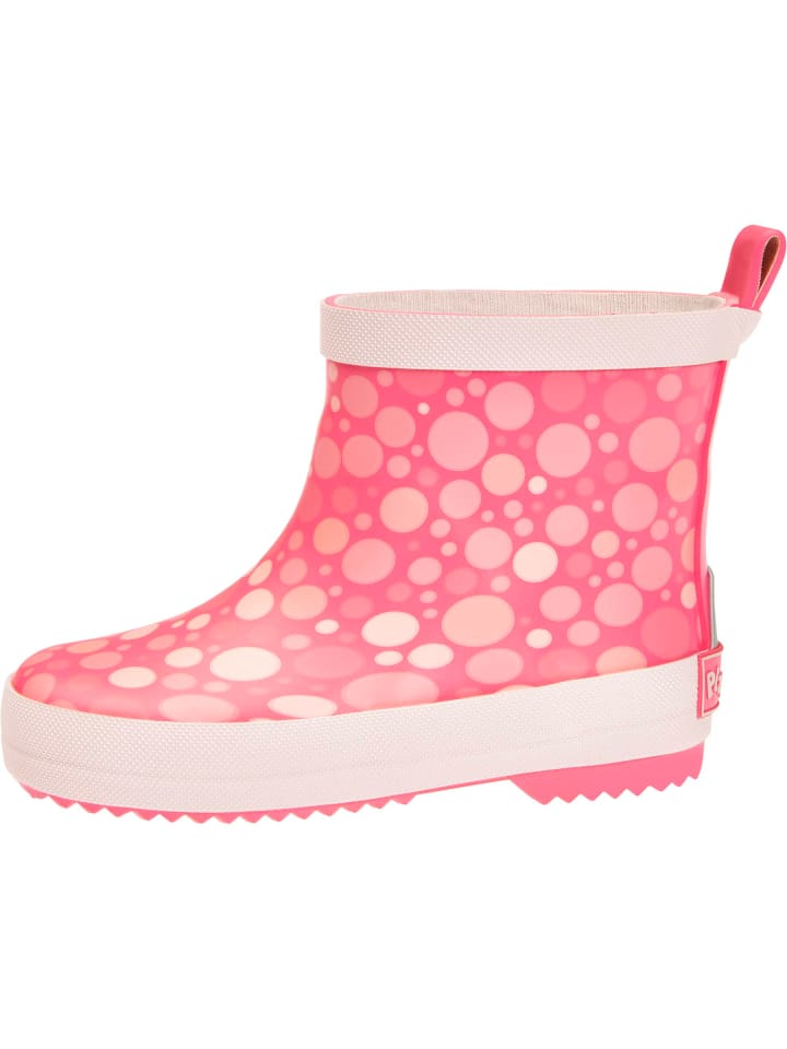 Playshoes Gummistiefel Halbschaft Tupfen in koralle günstig kaufen